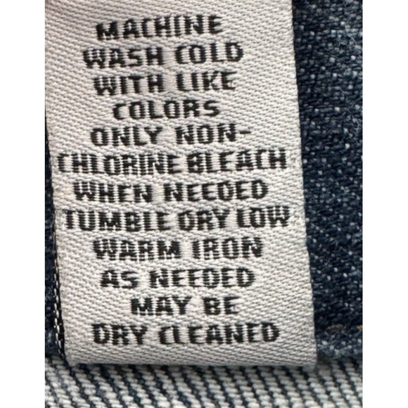 Chicos Platinum Denim Jacket Chicos Size 2 (US Size 12 or Large) Button Pocket - Picture 13 of 15